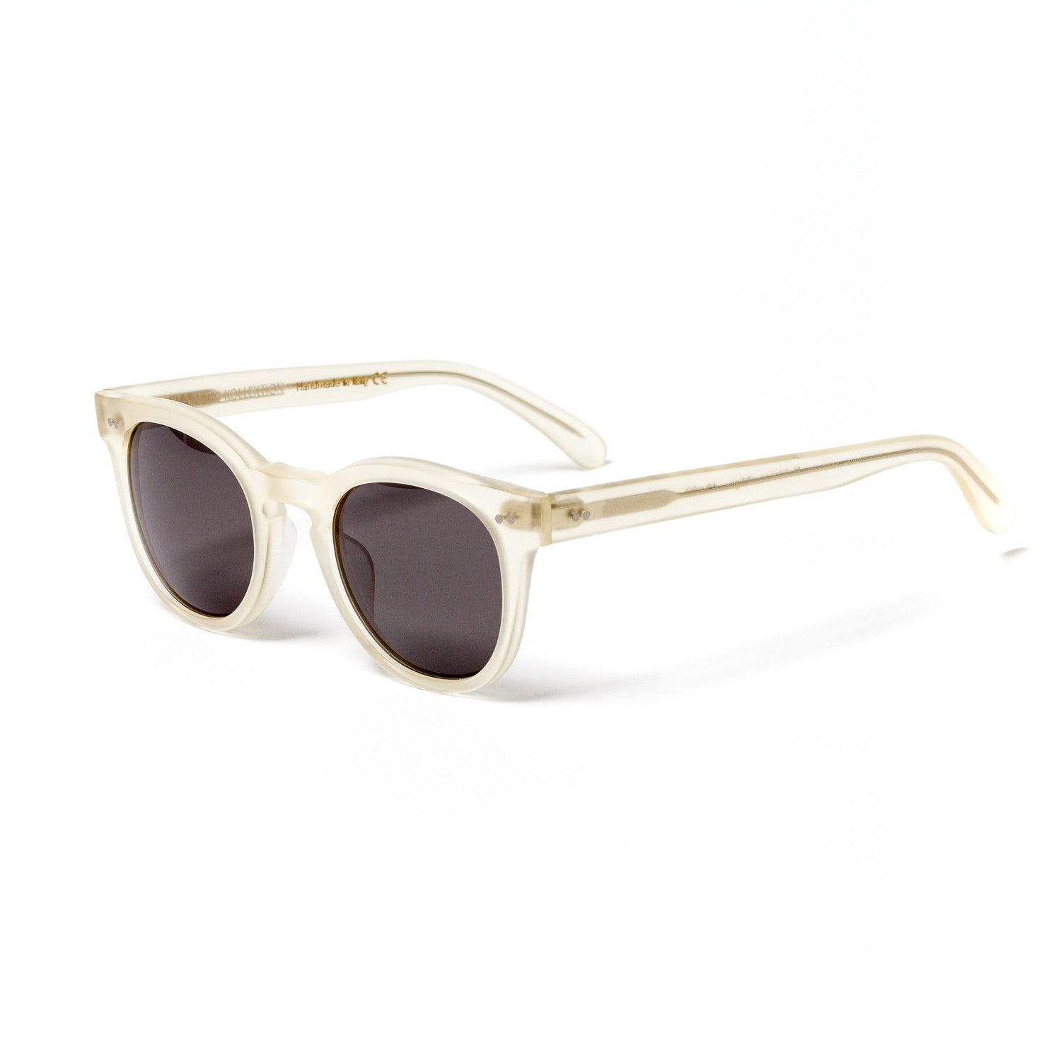 Transparent Sunglasses "NOBLESSE OBLIGE" with Gray Lenses
